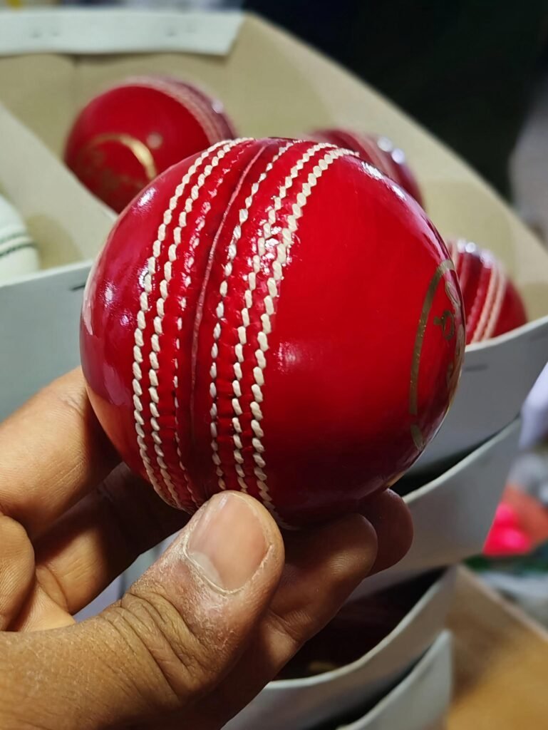 RED BALL NIKKI CRICKET SPORTS Cricket Ball Leather Ball Manufacturer in Meerut